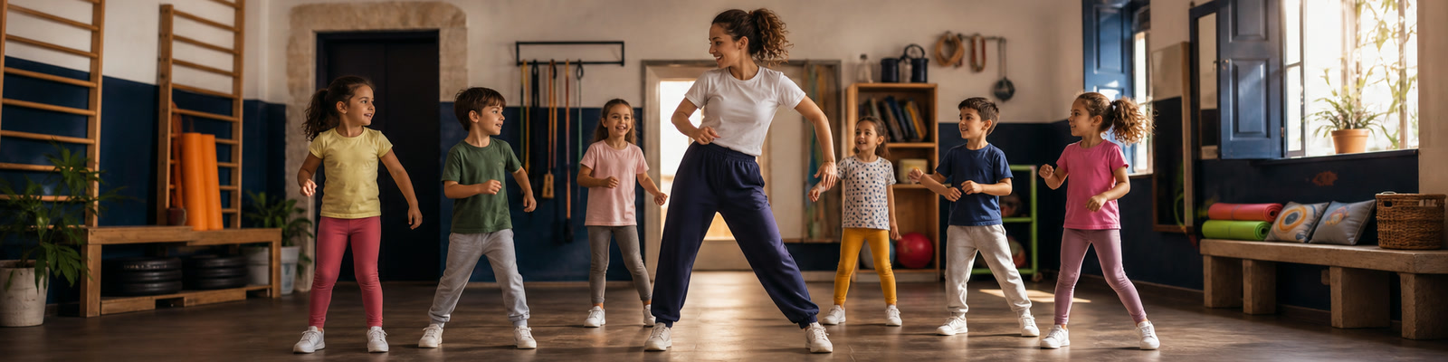 Imagem ilustrativa de uma aula Soni Dance Kids